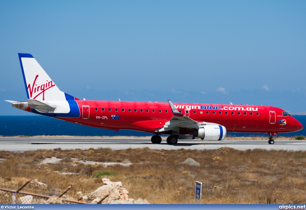 VH-ZPL, Embraer ERJ 190-100IGW (Embraer 190), Virgin Australia