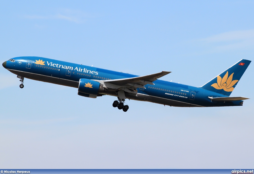 VN-A146, Boeing 777-200ER, Vietnam Airlines