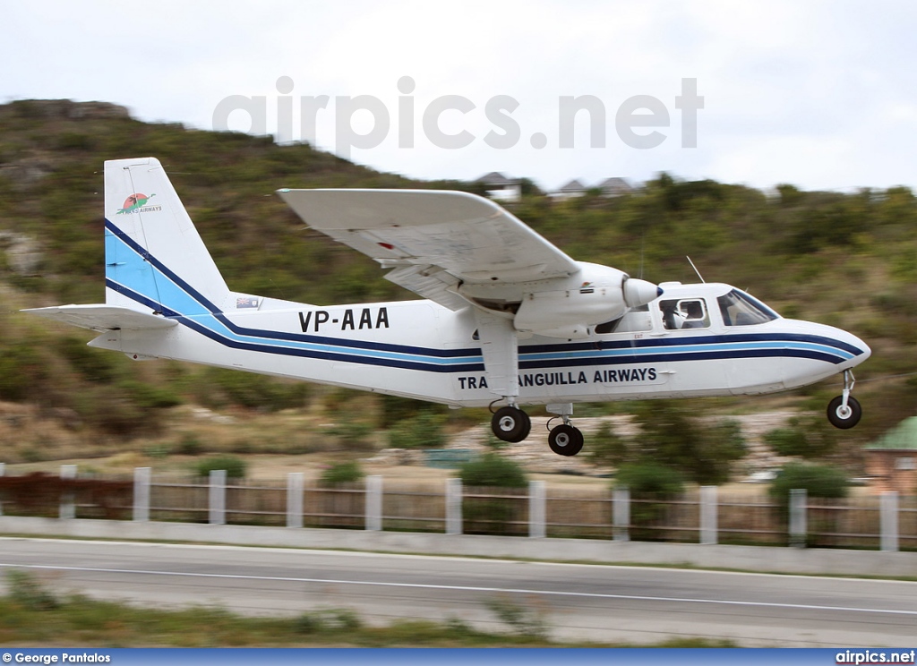 VP-AAA, Britten-Norman BN-2A Islander, Trans Anguilla Airways 