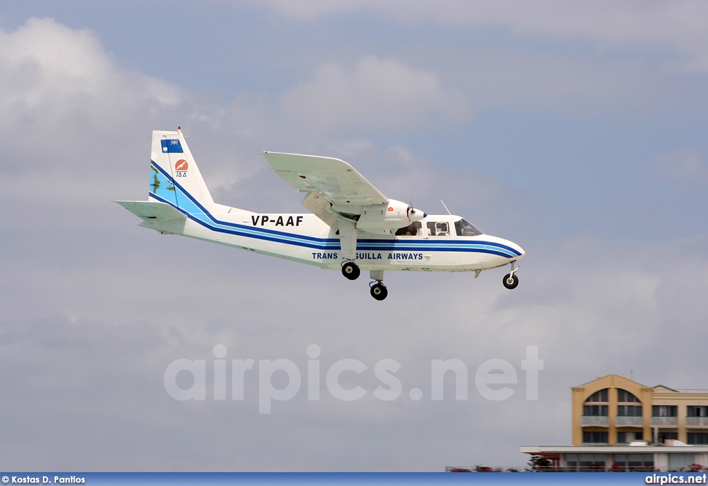 VP-AAF, Britten-Norman BN-2B Islander II, Trans Anguilla Airways 