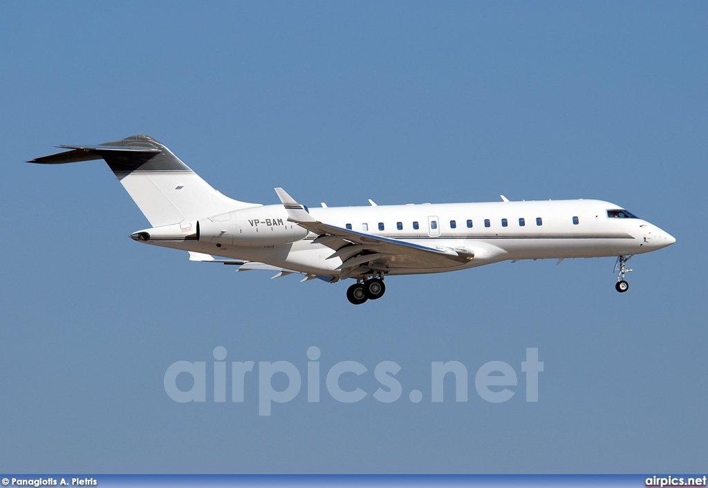 VP-BAM, Bombardier Global 5000, Private