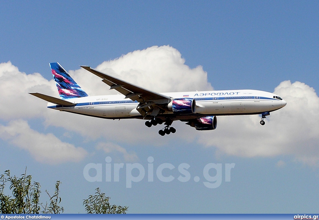 VP-BAU, Boeing 777-200ER, Aeroflot