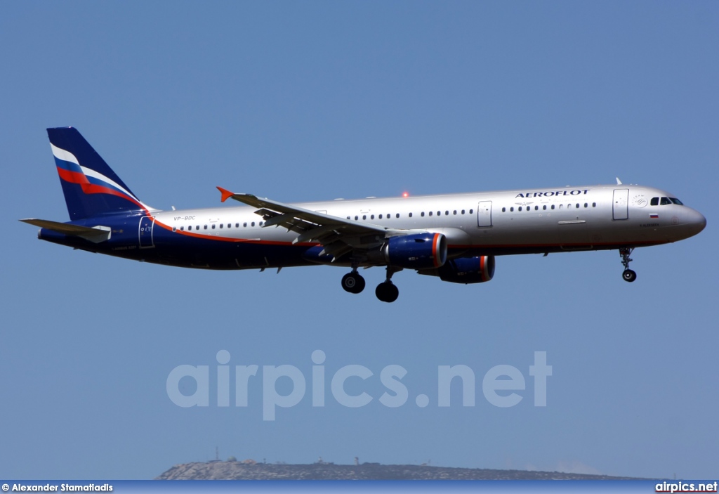 VP-BDC, Airbus A321-200, Aeroflot