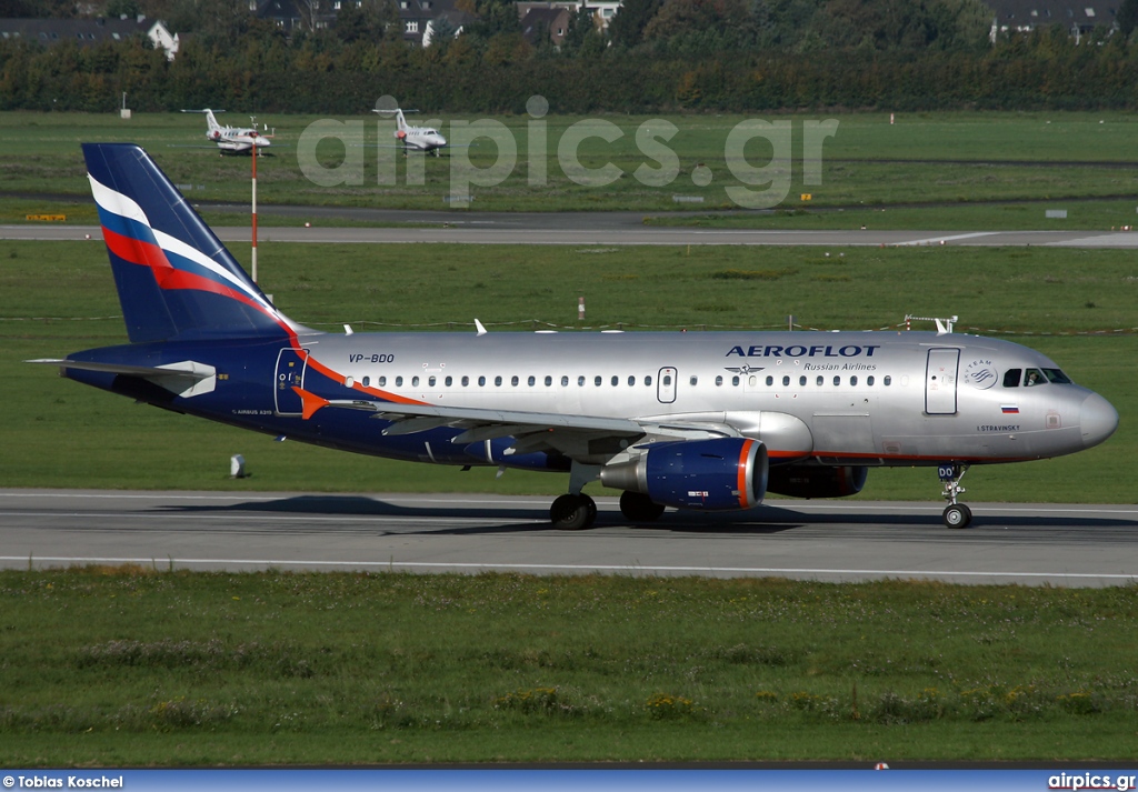 VP-BDO, Airbus A319-100, Aeroflot