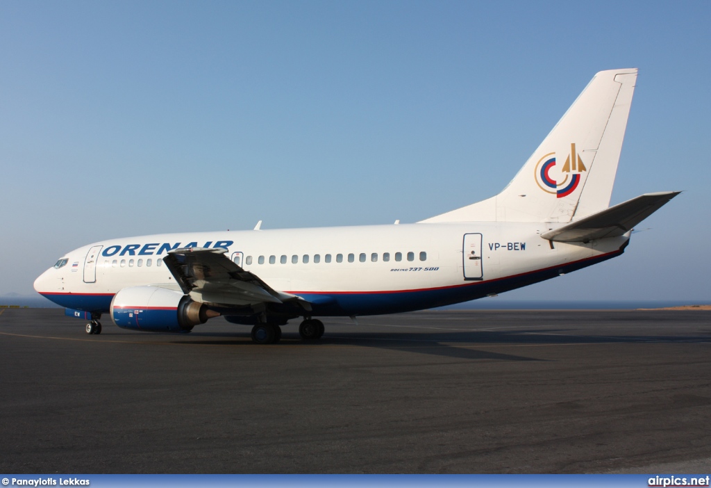 VP-BEW, Boeing 737-500, Orenair