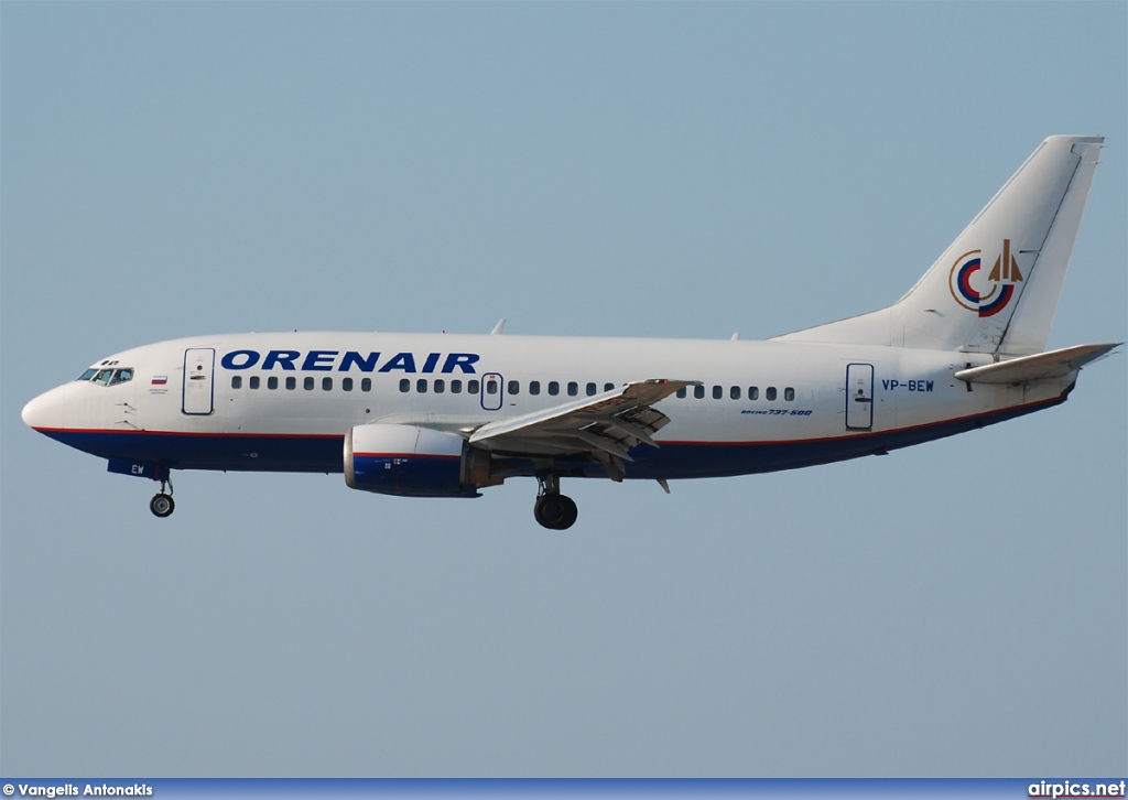 VP-BEW, Boeing 737-500, Orenair