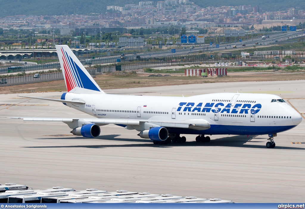 VP-BGW, Boeing 747-300, Transaero