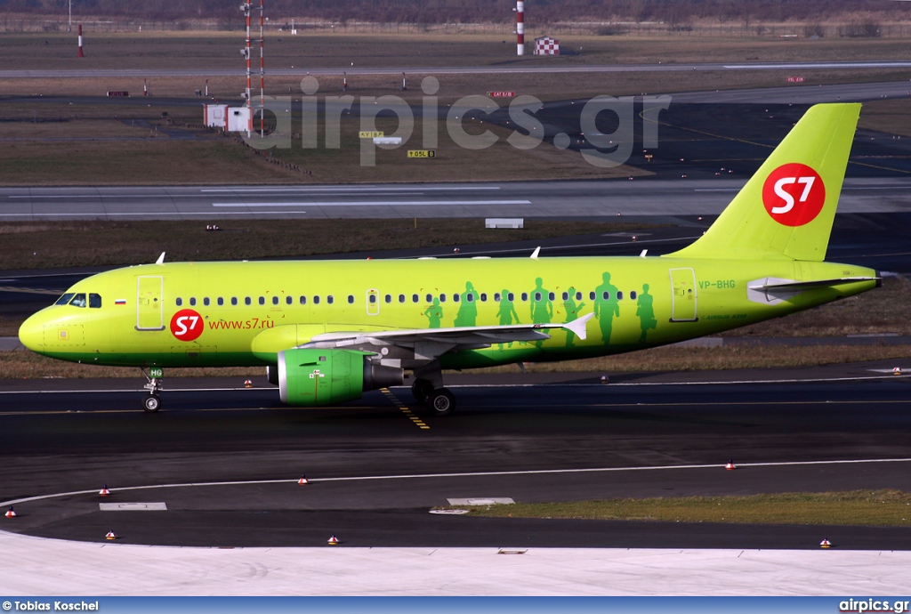 VP-BHG, Airbus A319-100, S7 Siberia Airlines