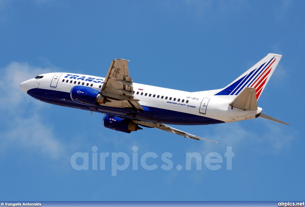 VP-BPA, Boeing 737-500, Transaero