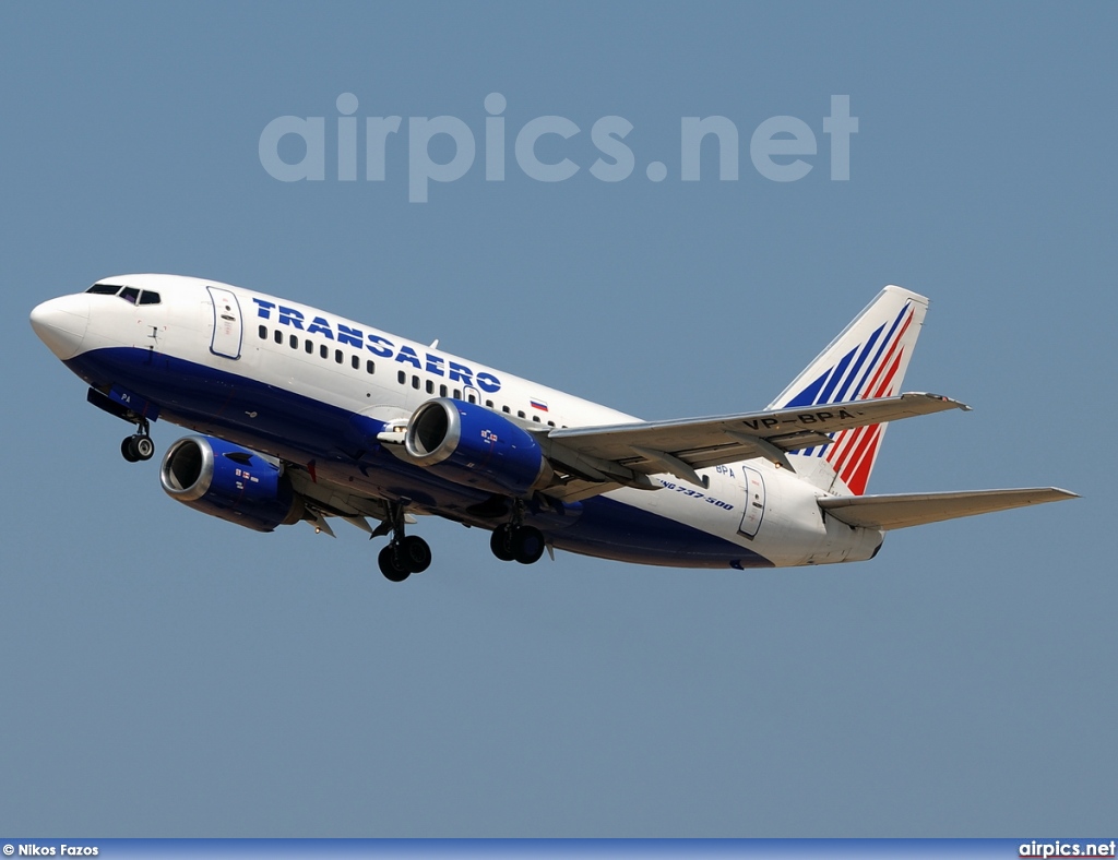 VP-BPA, Boeing 737-500, Transaero