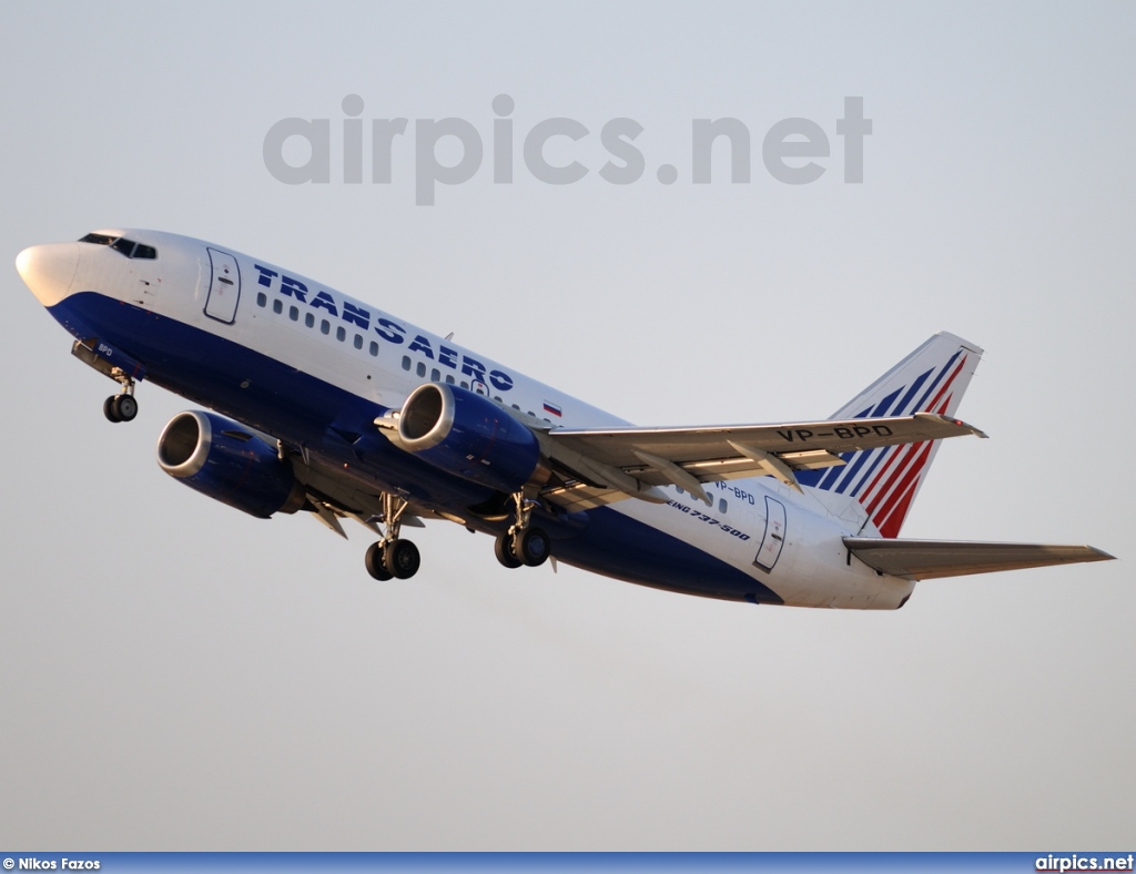 VP-BPD, Boeing 737-500, Transaero