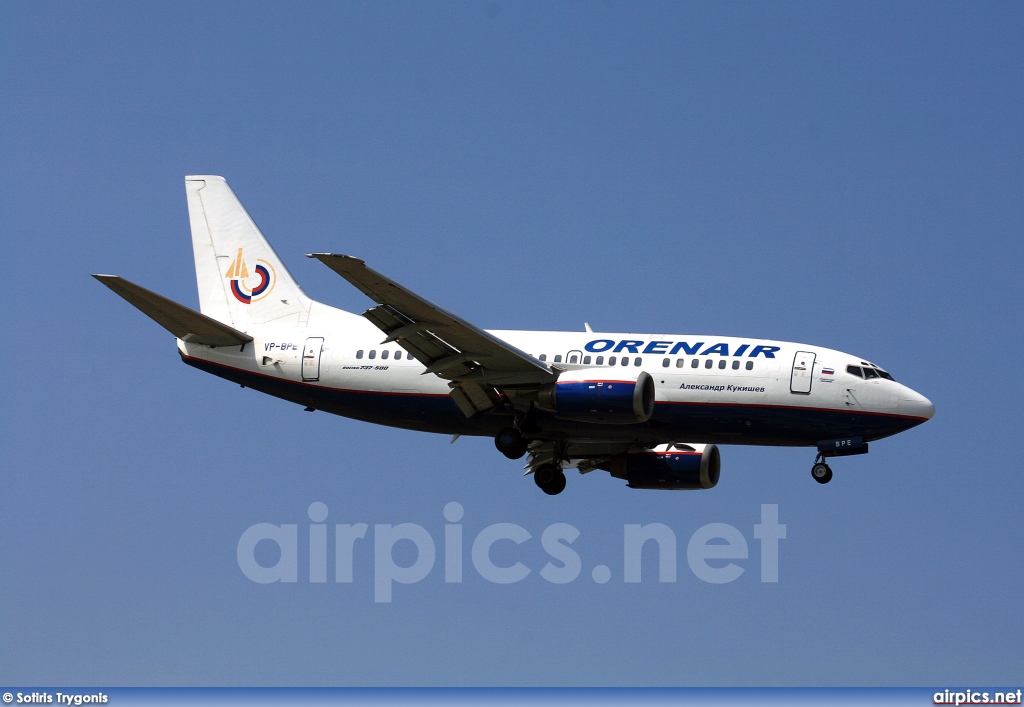 VP-BPE, Boeing 737-500, Orenair