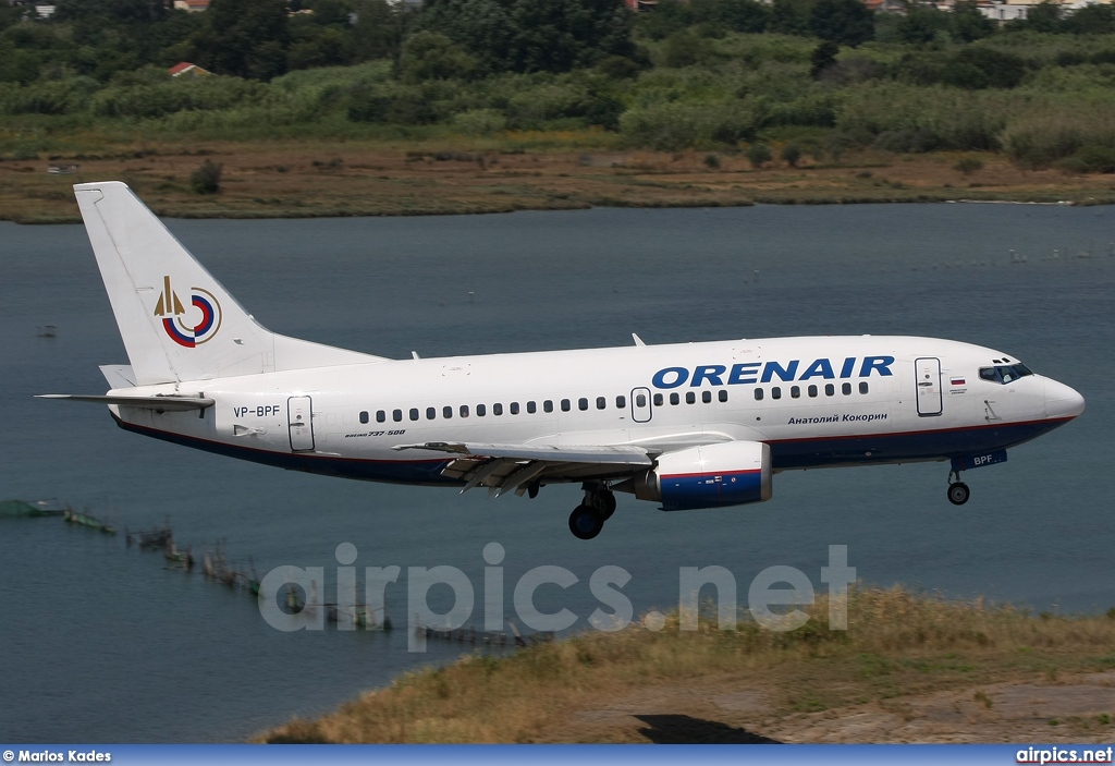 VP-BPF, Boeing 737-500, Orenair