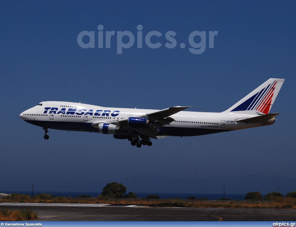 VP-BPX, Boeing 747-200B, Transaero