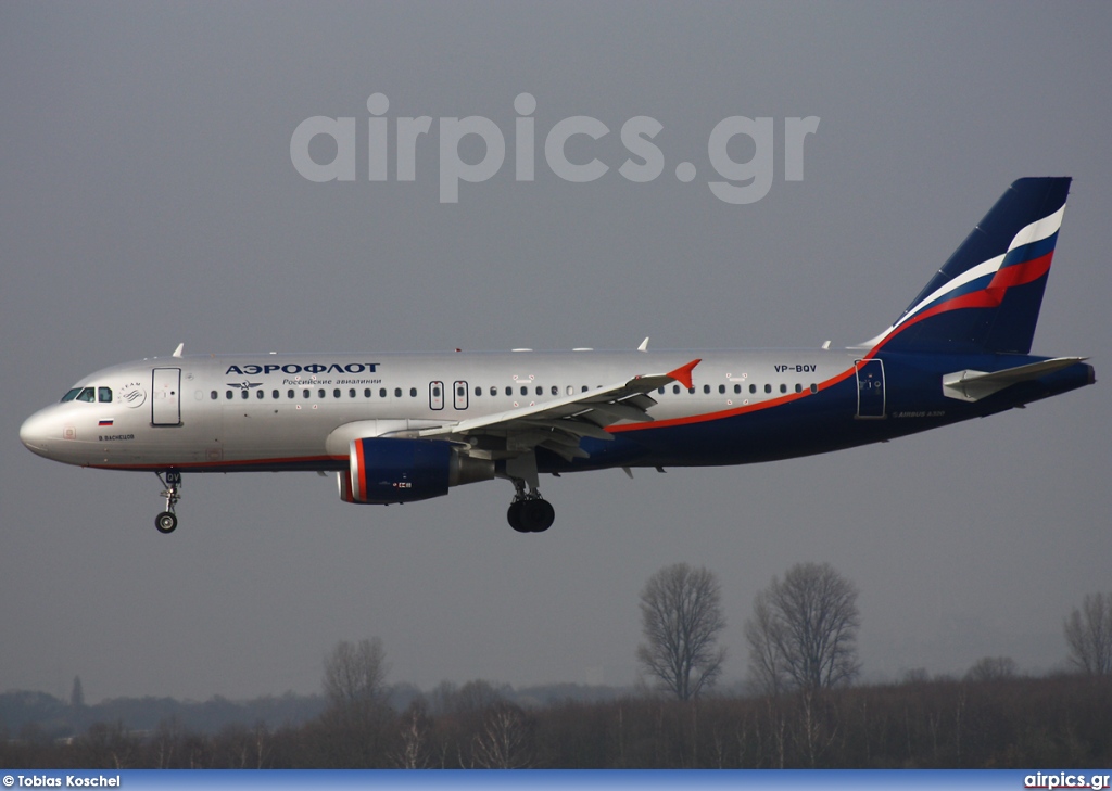 VP-BQV, Airbus A320-200, Aeroflot