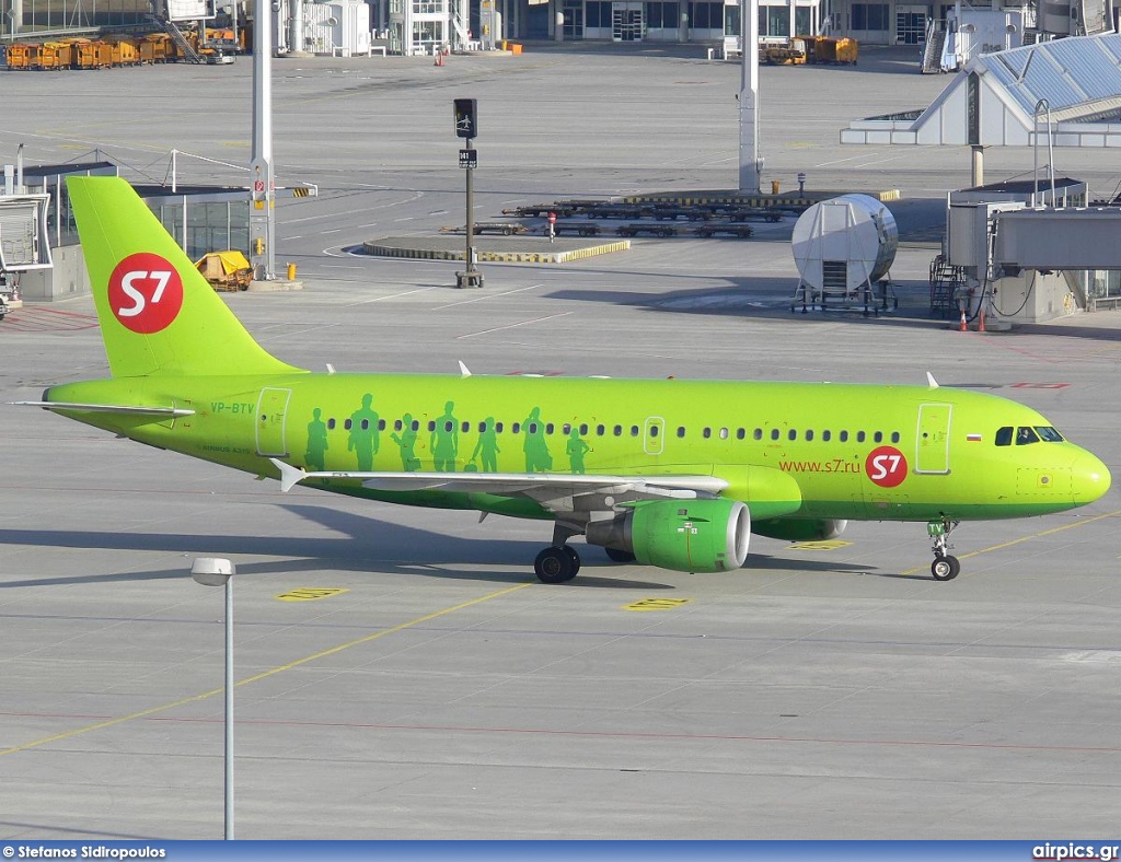 VP-BTV, Airbus A319-100, S7 Siberia Airlines