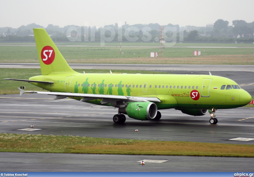 VP-BTX, Airbus A319-100, S7 Siberia Airlines