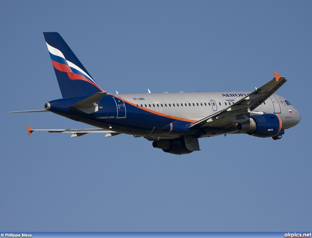 VP-BWA, Airbus A319-100, Aeroflot