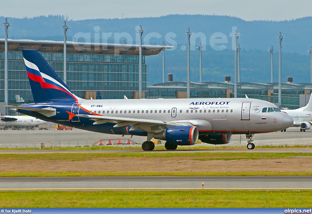 VP-BWA, Airbus A319-100, Aeroflot