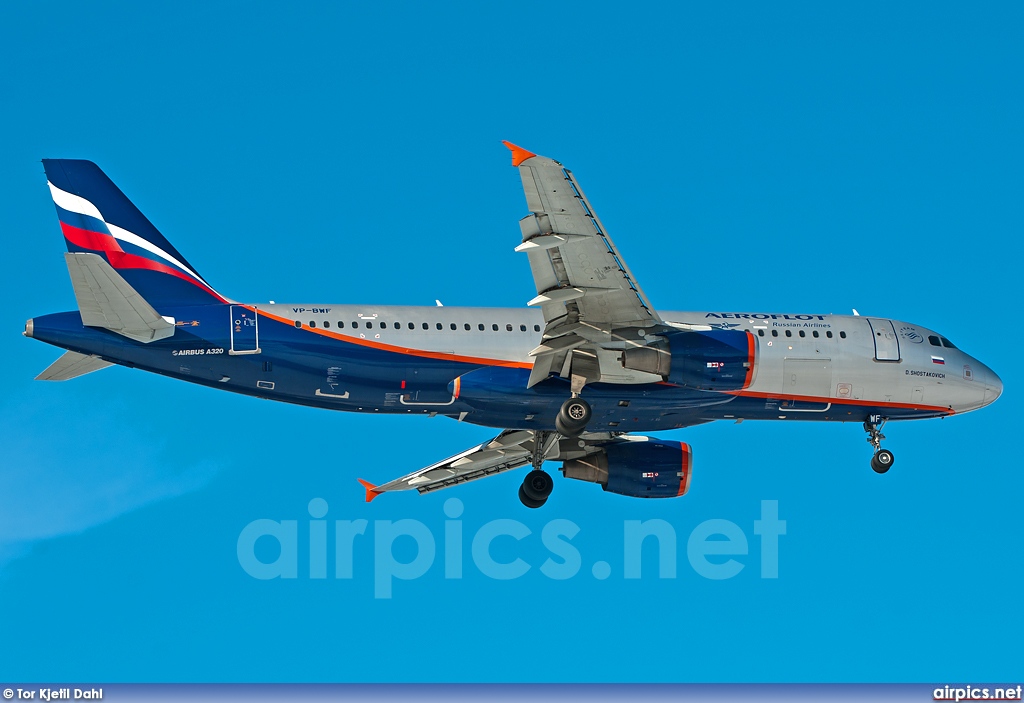 VP-BWF, Airbus A320-200, Aeroflot