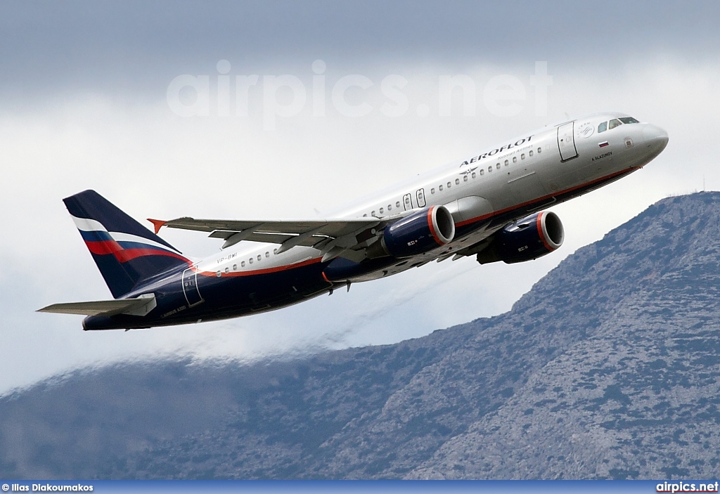 VP-BWI, Airbus A320-200, Aeroflot