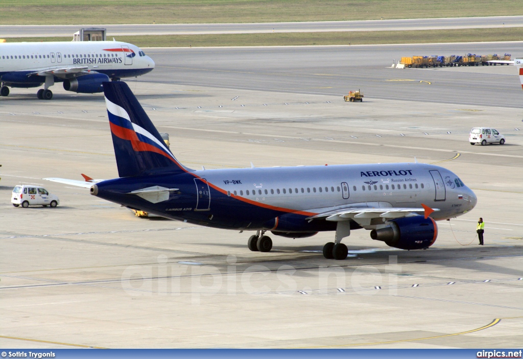 VP-BWK, Airbus A319-100, Aeroflot