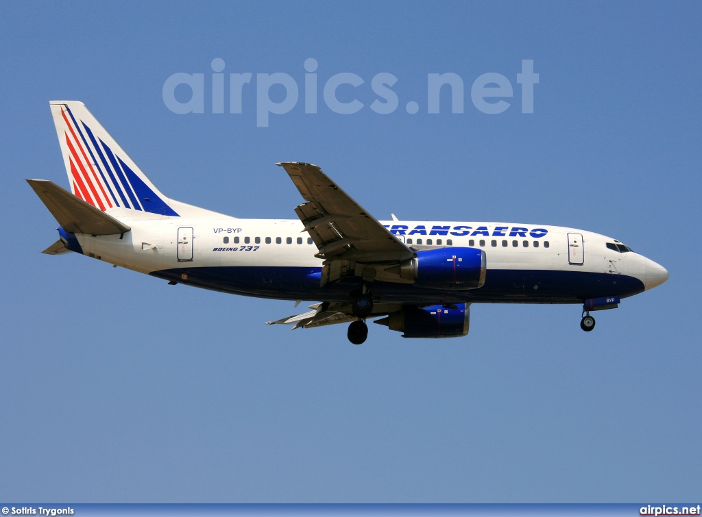 VP-BYP, Boeing 737-500, Transaero