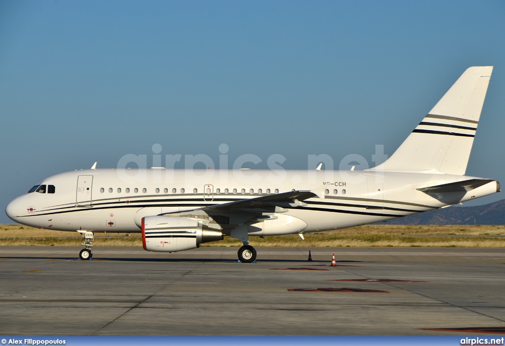 VP-CCH, Airbus A318-100CJ  Elite, Jet Aviation Business Jets