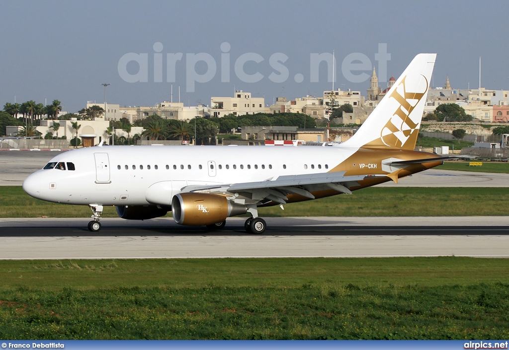 VP-CKH, Airbus A318-100CJ  Elite, Private