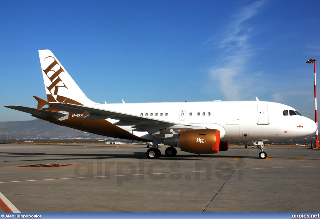 VP-CKH, Airbus A318-100CJ  Elite, Private