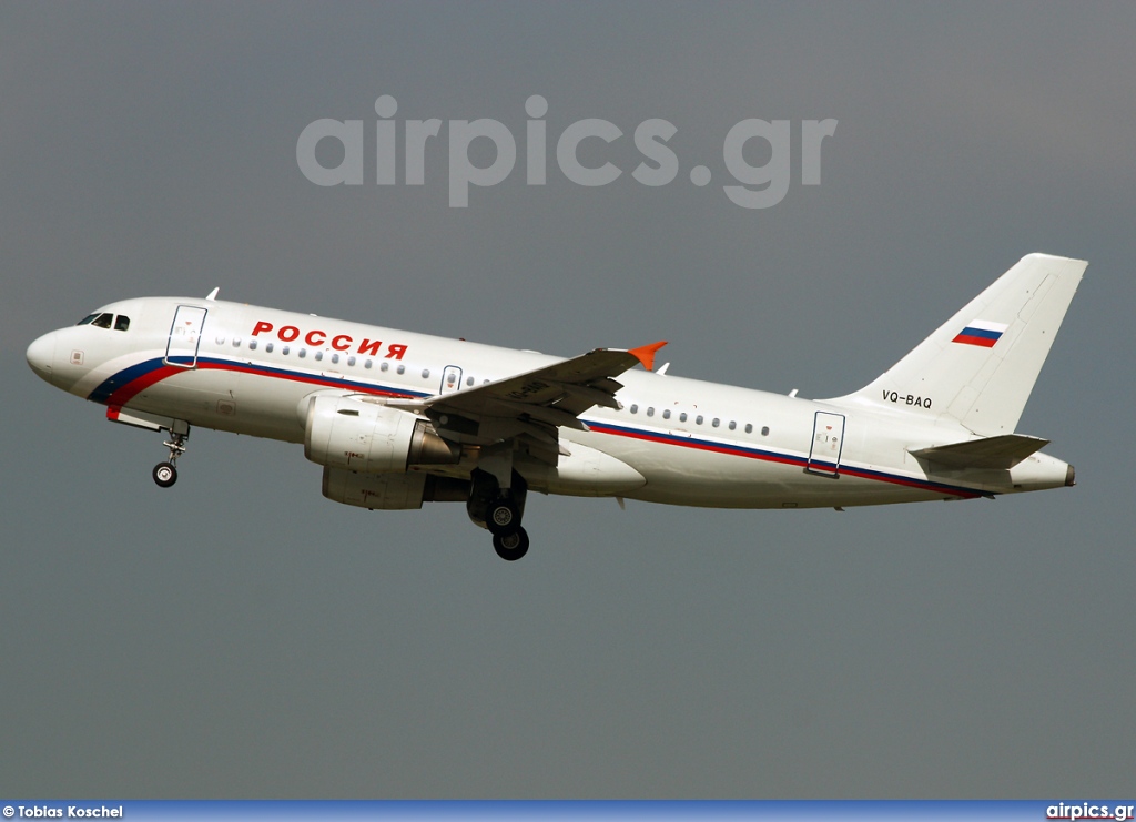 VQ-BAQ, Airbus A319-100, Rossiya Airlines