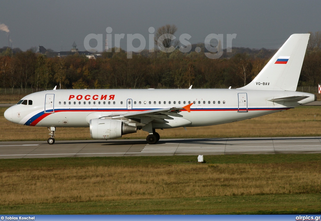 VQ-BAV, Airbus A319-100, Rossiya Airlines