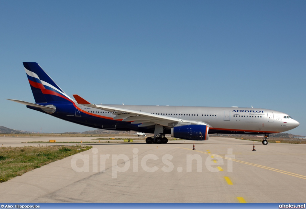 VQ-BBG, Airbus A330-200, Aeroflot