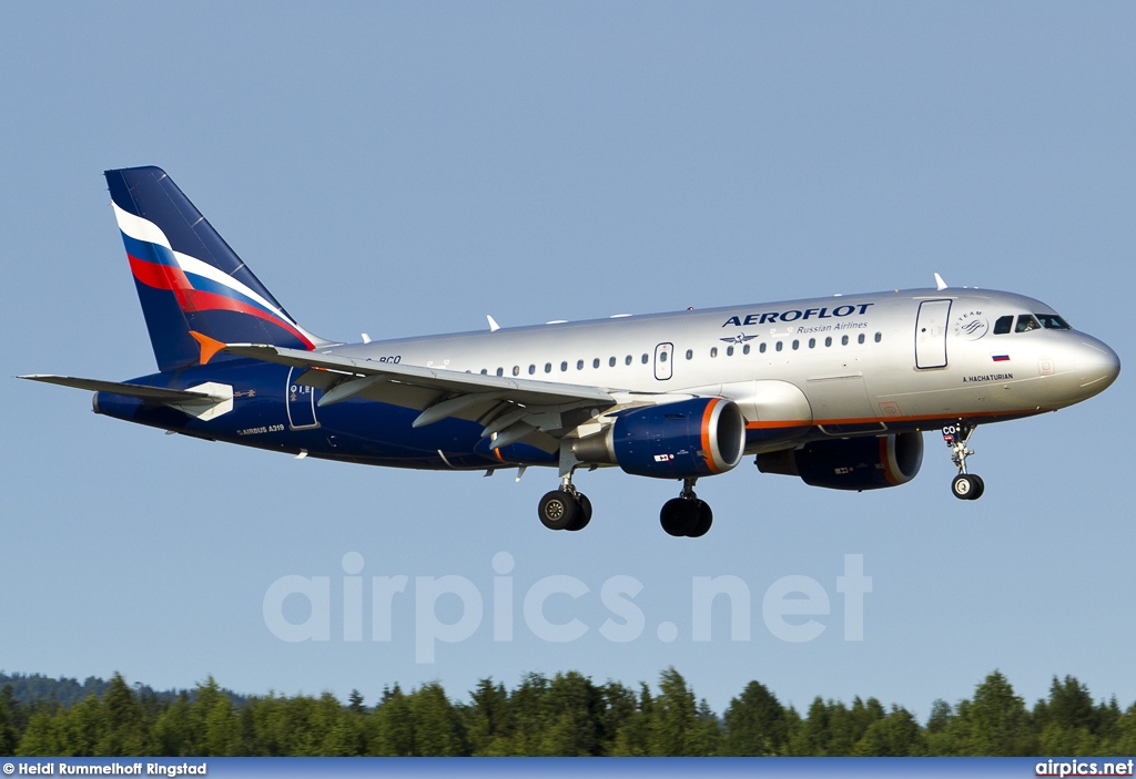 VQ-BCO, Airbus A319-100, Aeroflot