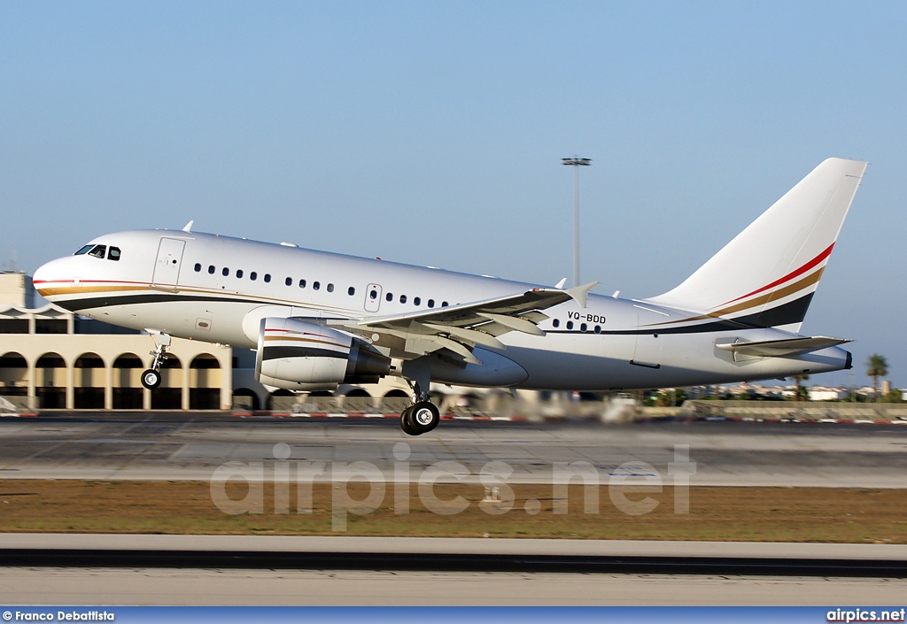 VQ-BDD, Airbus A318-100CJ  Elite, Jordanian Government