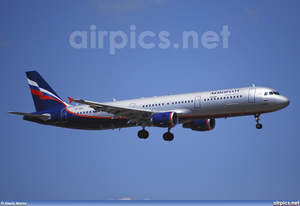 VQ-BED, Airbus A321-200, Aeroflot