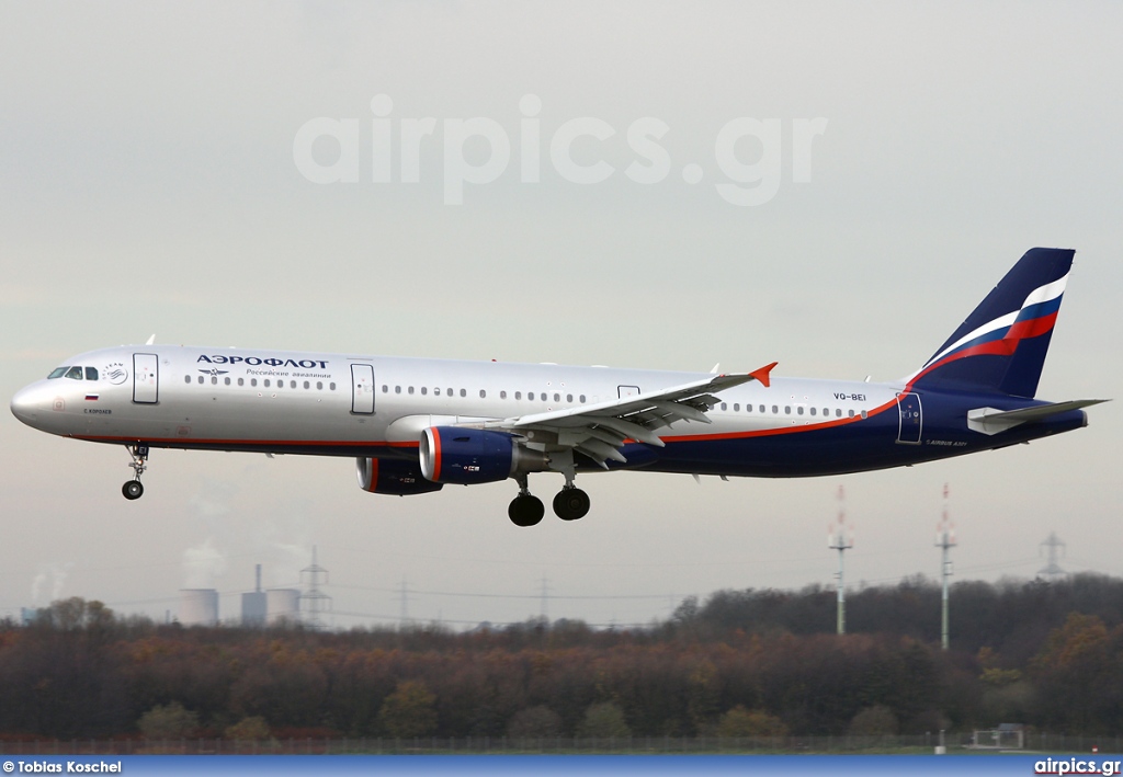 VQ-BEI, Airbus A321-200, Aeroflot