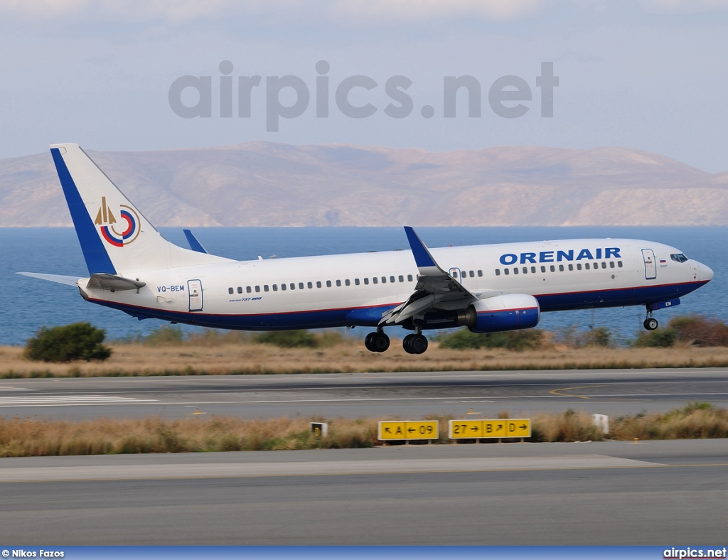 VQ-BEM, Boeing 737-800, Orenair