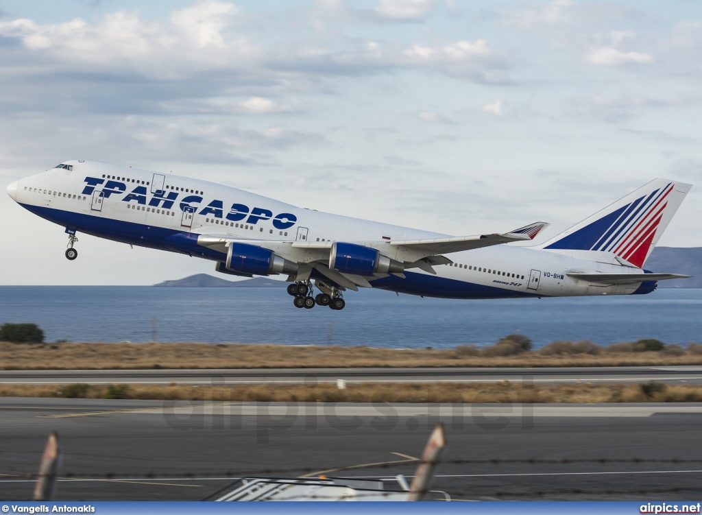 VQ-BHW, Boeing 747-400, Transaero