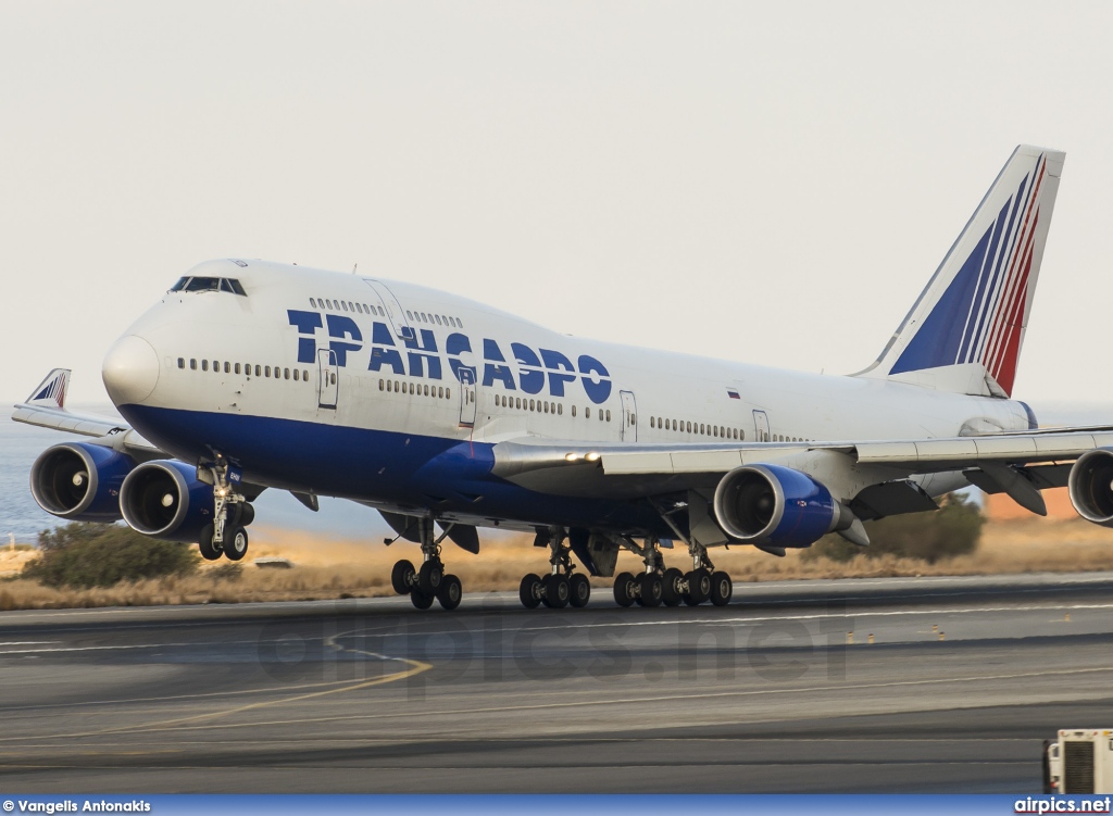 VQ-BHW, Boeing 747-400, Transaero