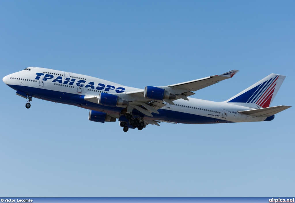 VQ-BHW, Boeing 747-400, Transaero