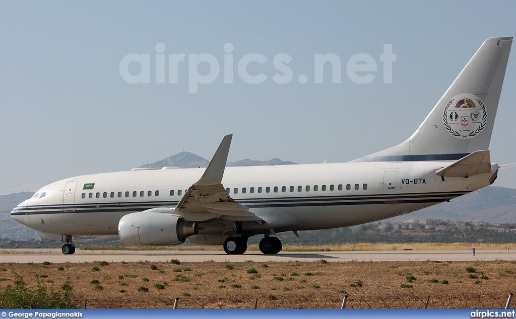 VQ-BTA, Boeing 737-700/BBJ, Jet Aviation Business Jets