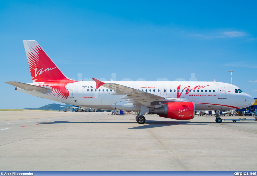 VQ-BTK, Airbus A319-100, VIM Airlines