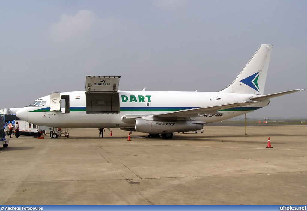 VT-BDH, Boeing 737-200AdvF, Blue Dart