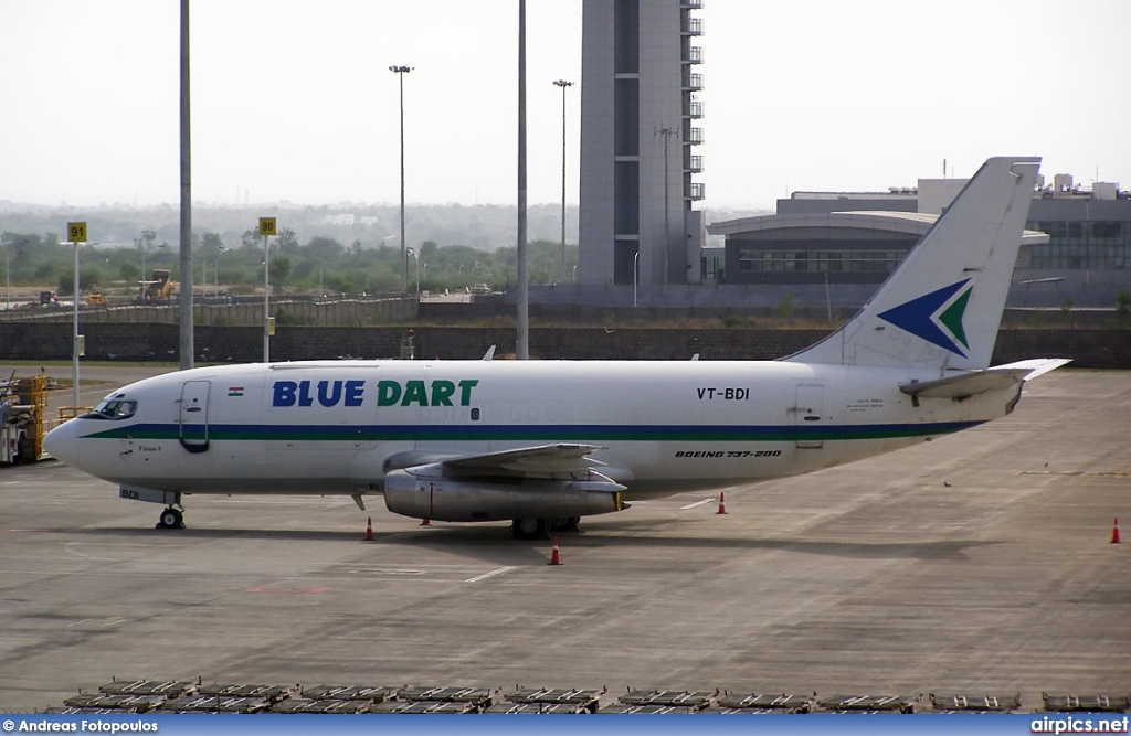 VT-BDI, Boeing 737-200AdvF, Blue Dart