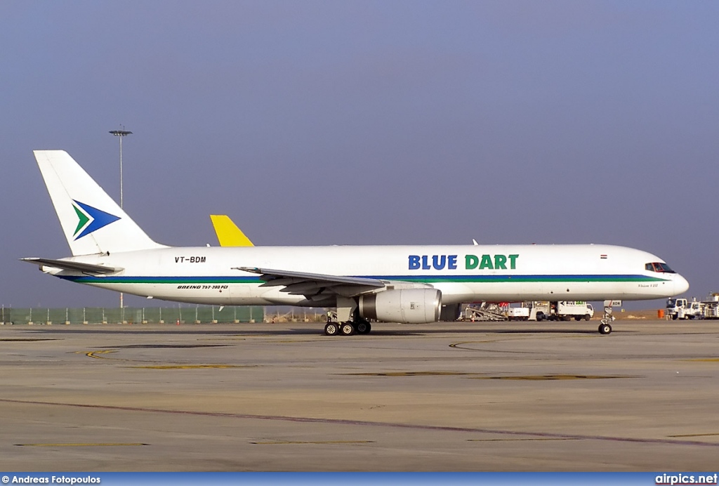 VT-BDM, Boeing 757-200SF, Blue Dart