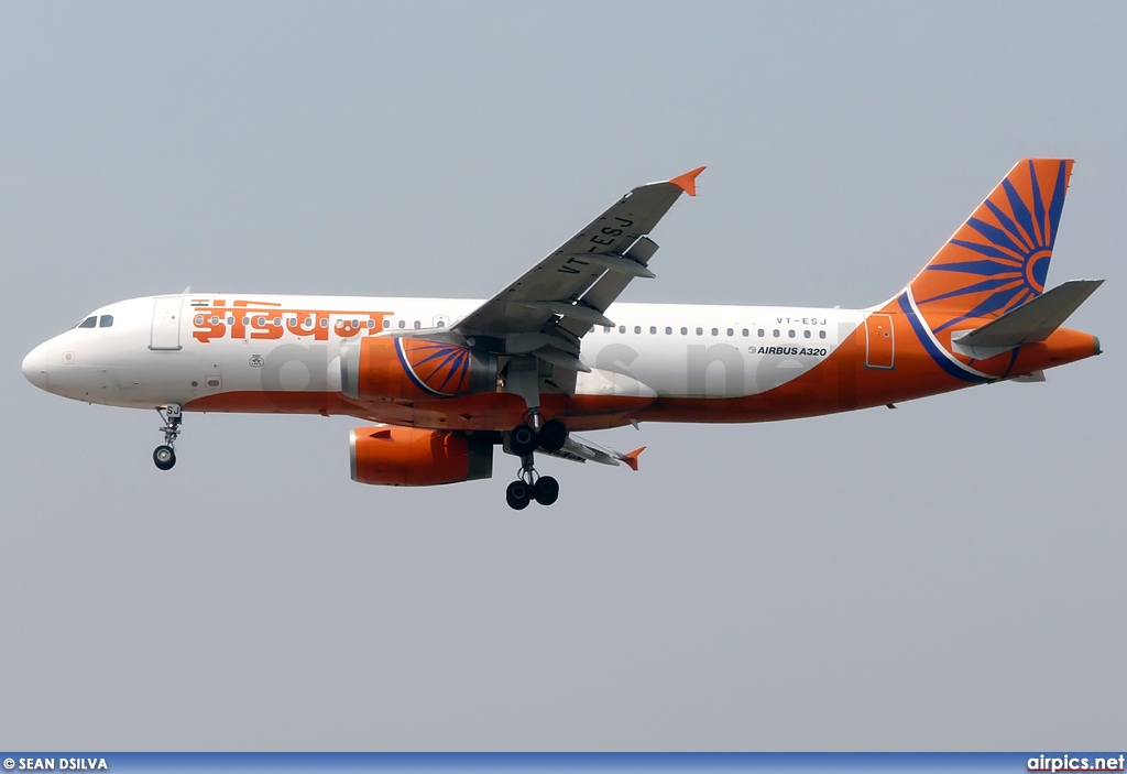 VT-ESJ, Airbus A320-200, Indian Airlines