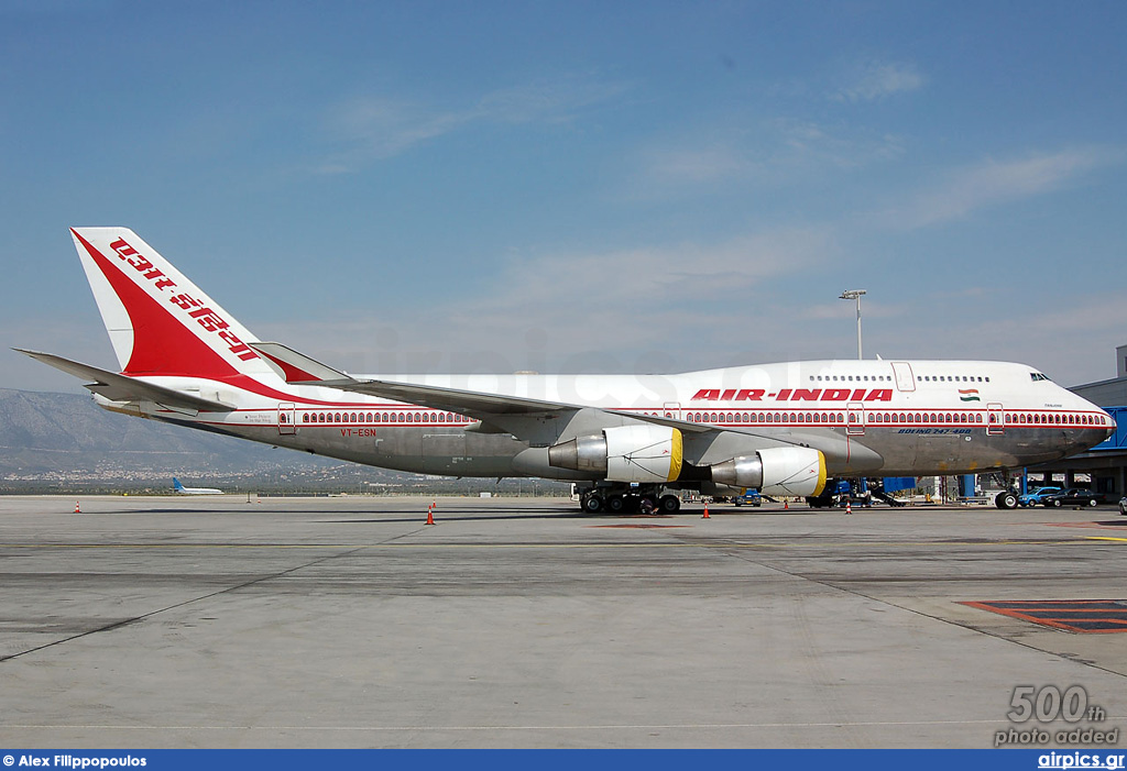 VT-ESN, Boeing 747-400, Air India