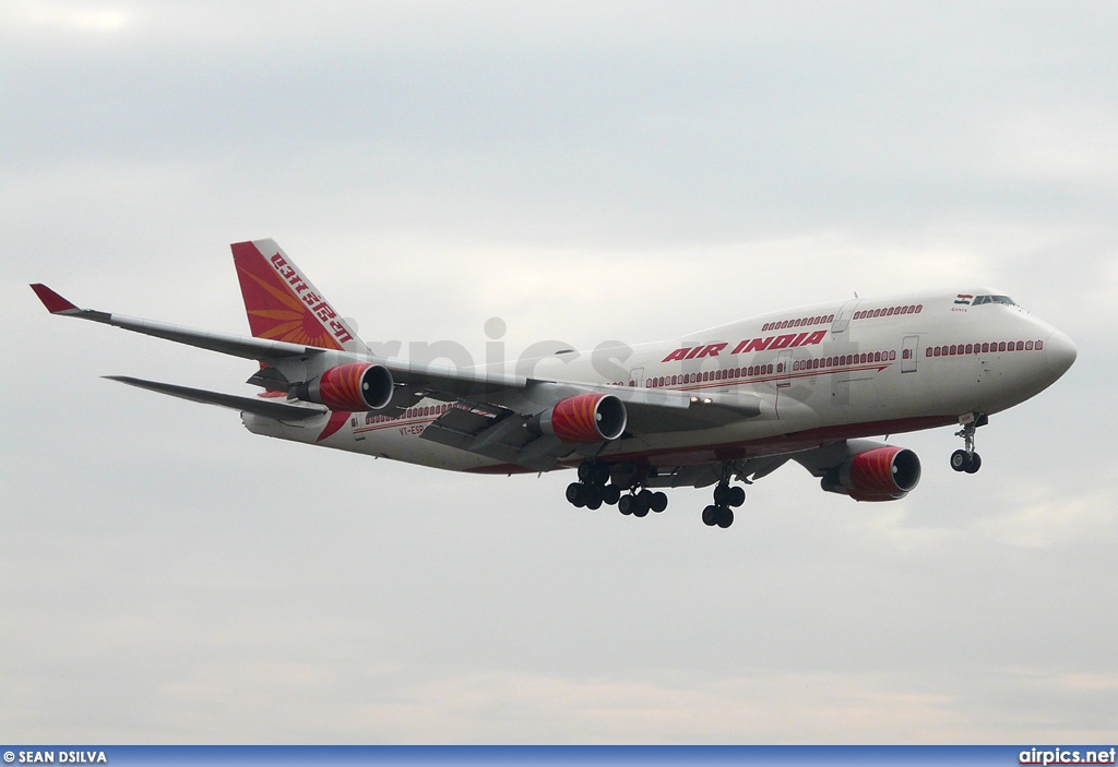 VT-ESP, Boeing 747-400, Air India