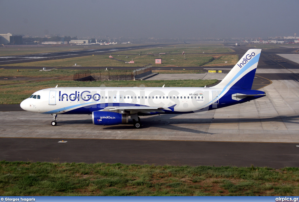 VT-IND, Airbus A320-200, IndiGo